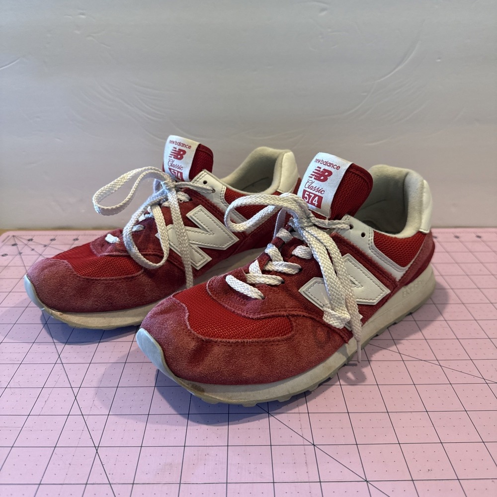 New Balance 574 - Rainbow Pack Team Red - Men's Size 8.5 - Picture 2 of 7